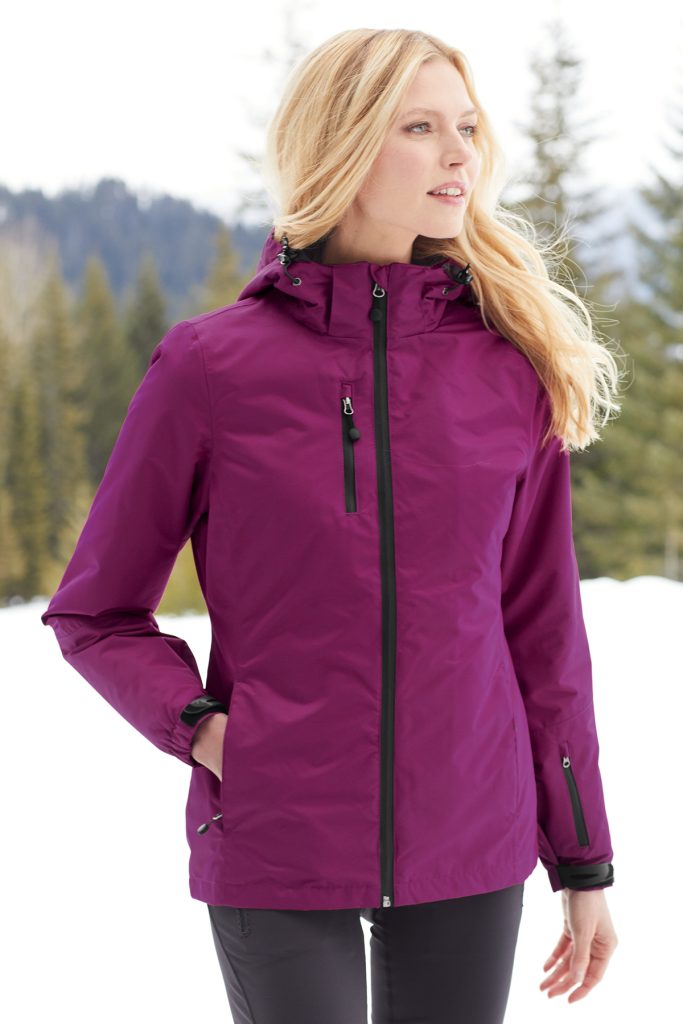 women's 3 in 1  waterproof jacket