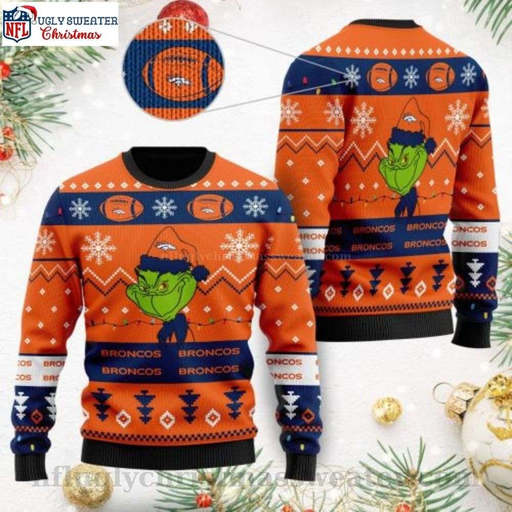broncos ugly christmas sweaters