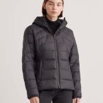 Women’s packable  puffer jacket with hood: Lightweight Warmth