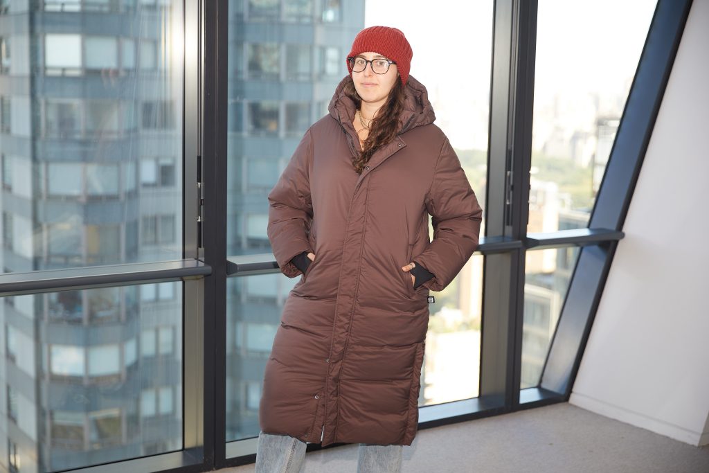 Winter puffer jacket women's