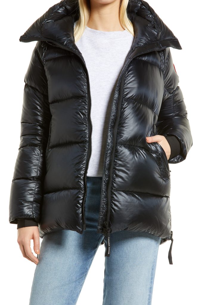 Waterproof puffer jacket women's