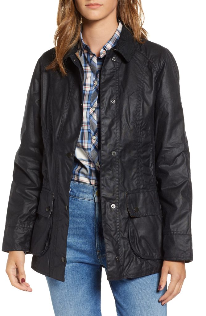 waxed cotton jacket women's