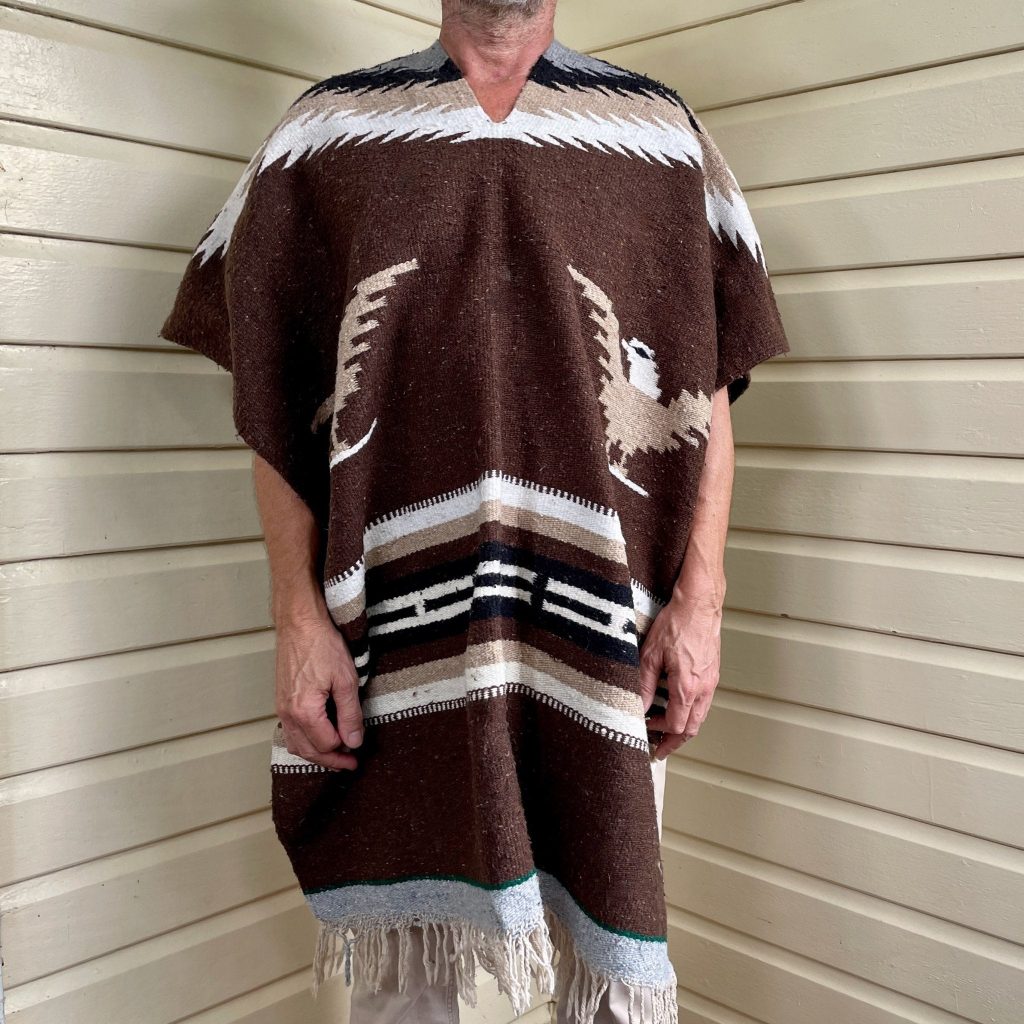 mens wool poncho