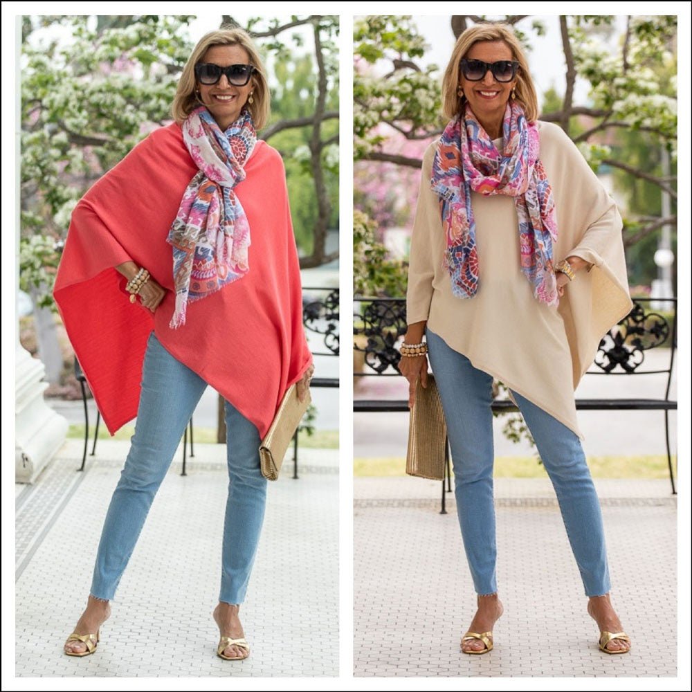 How to style a poncho