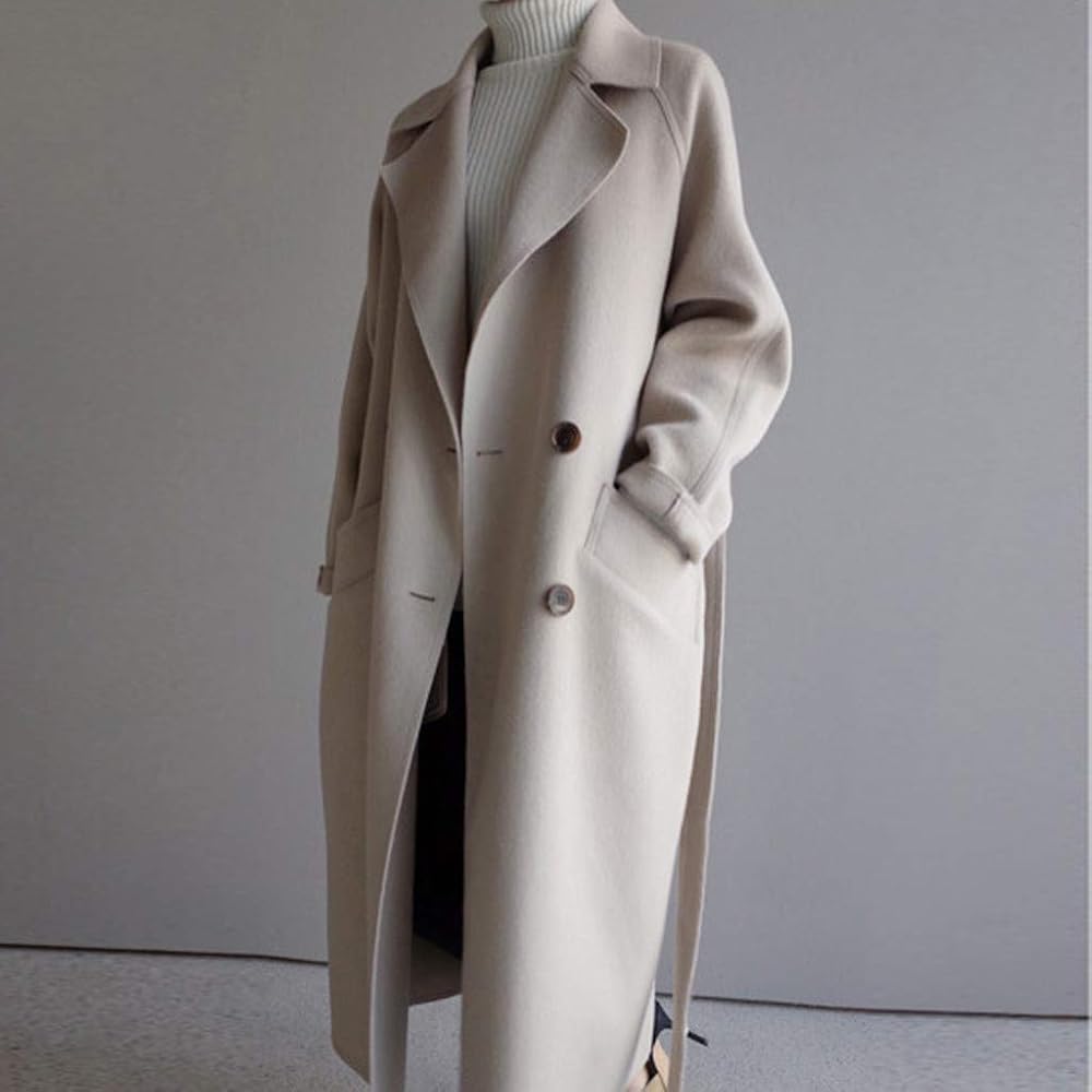 Cashmere trench coat