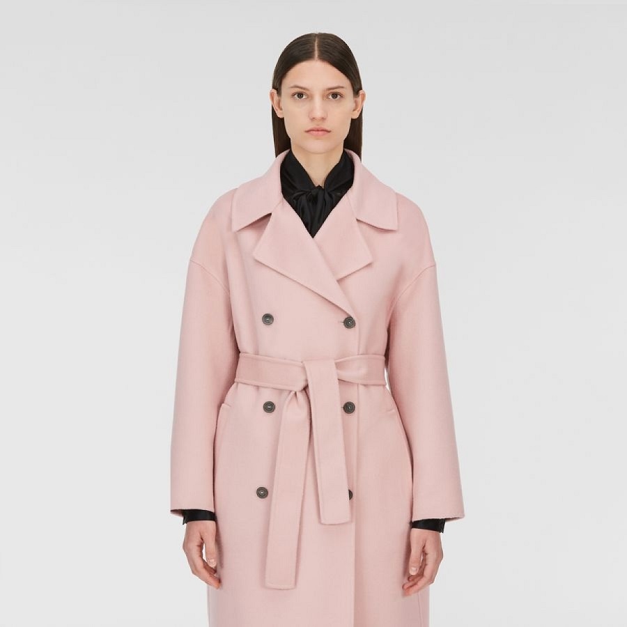 Cashmere trench coat