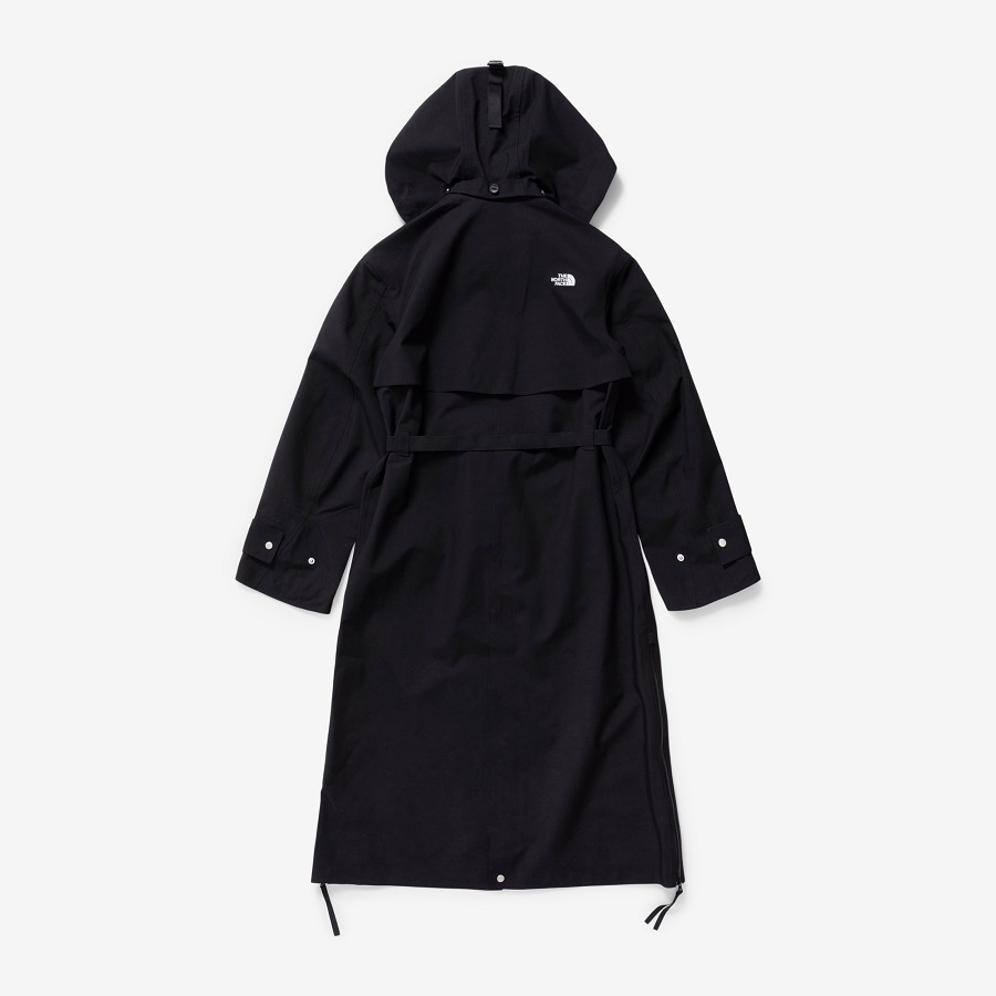 north face trench coat