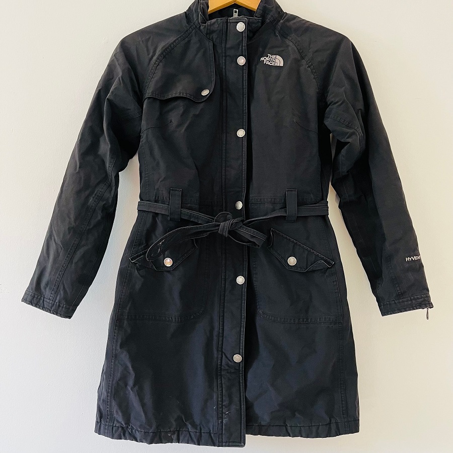 north face trench coat