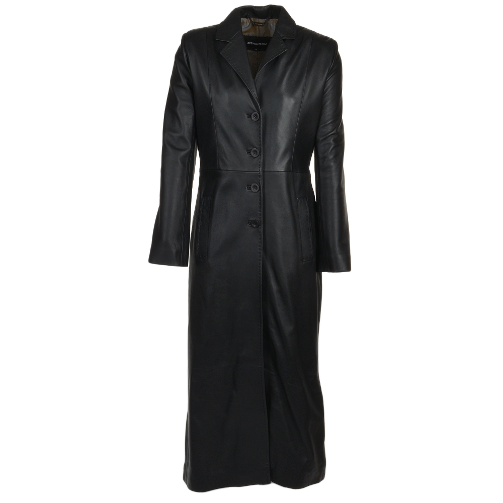 black long trench coat