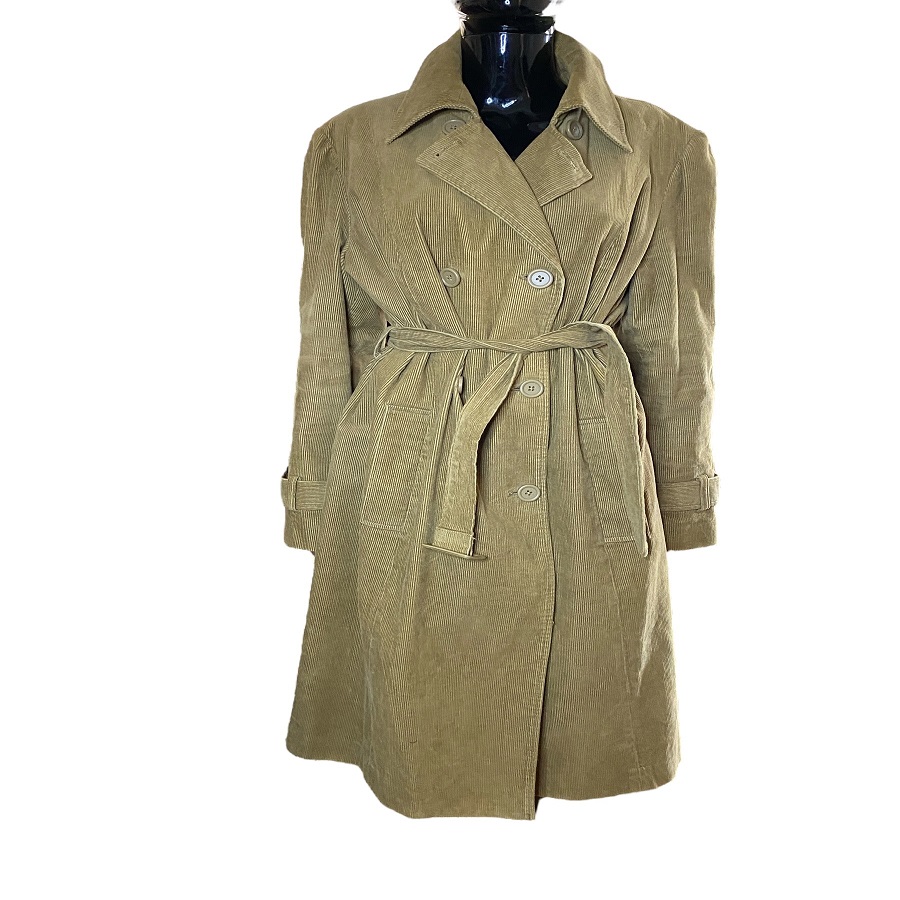 corduroy trench coat