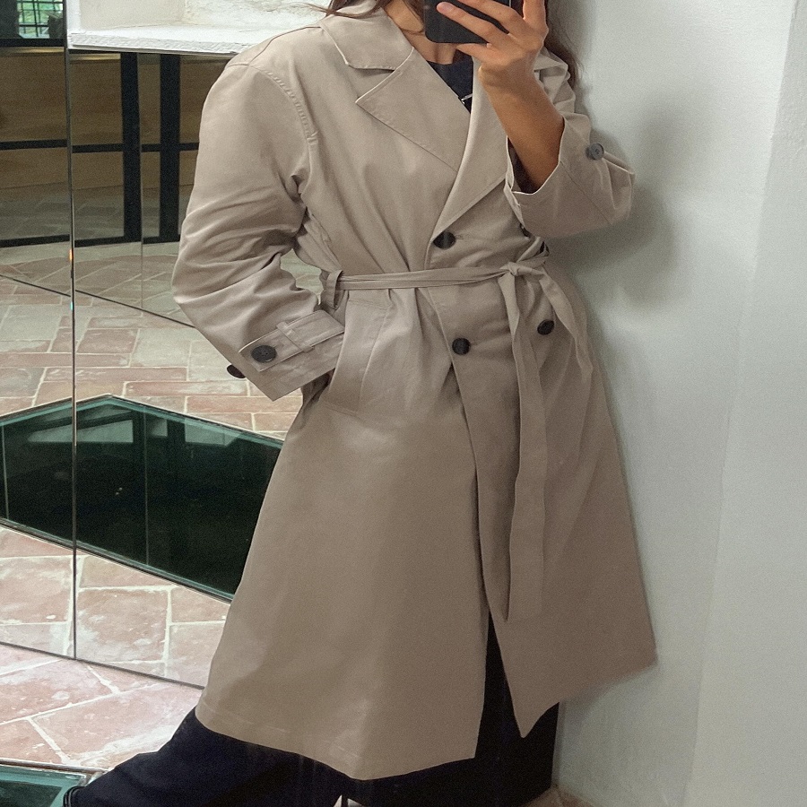 warm trench coat