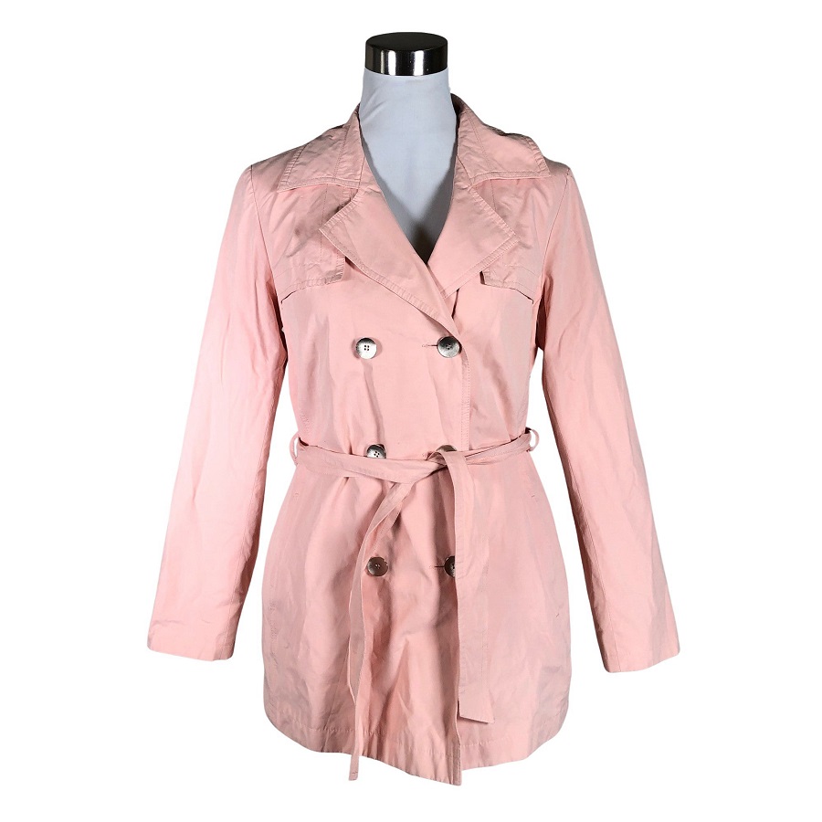 Light pink trench coat