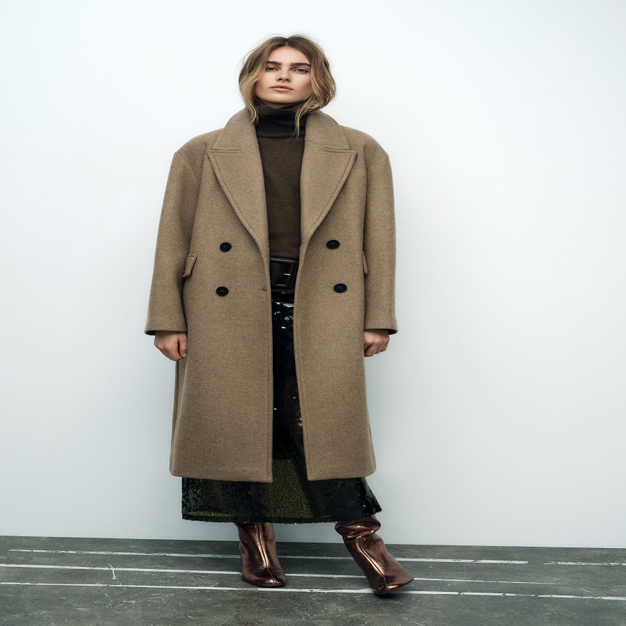 women’s wool trench coat