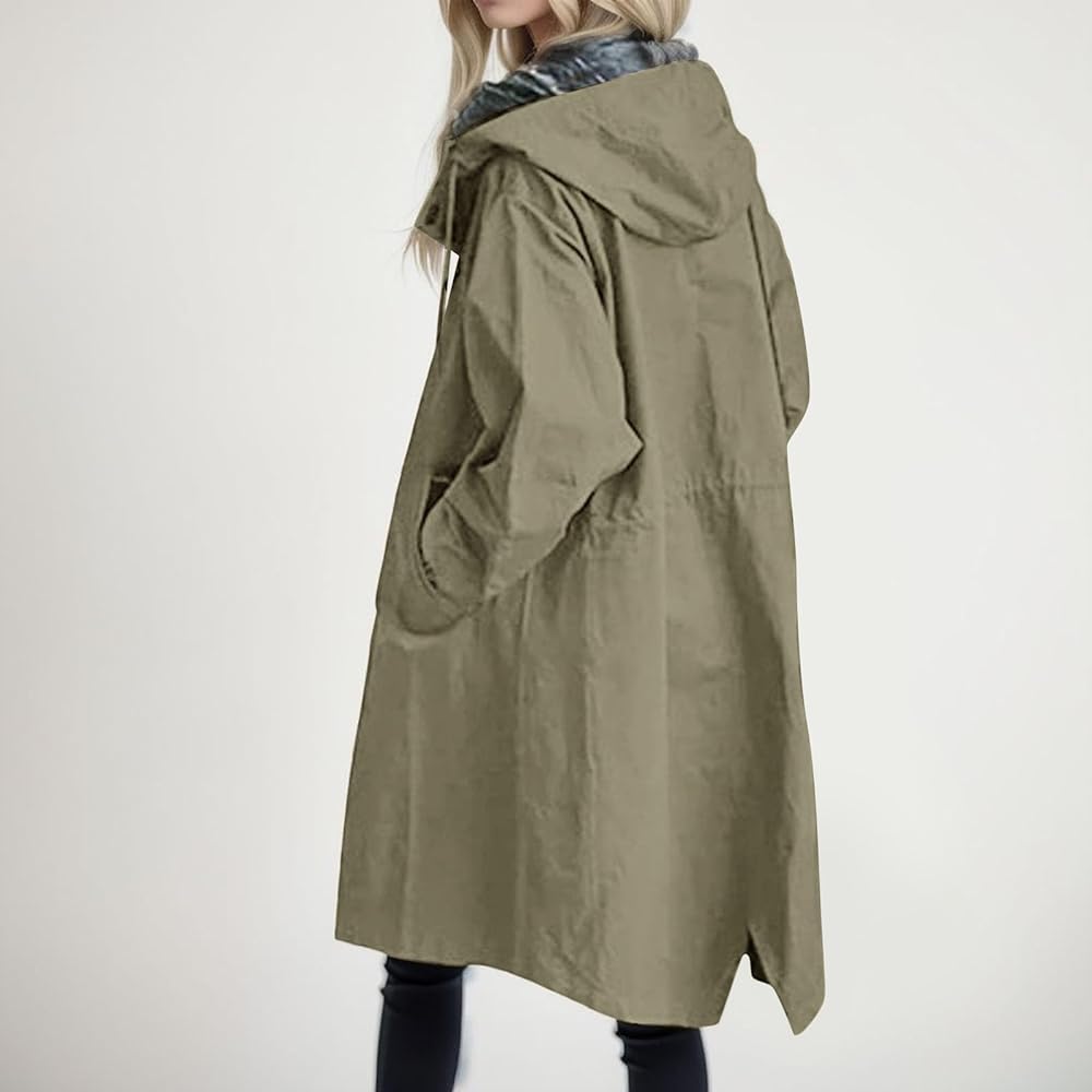 women's waterproof trench coat