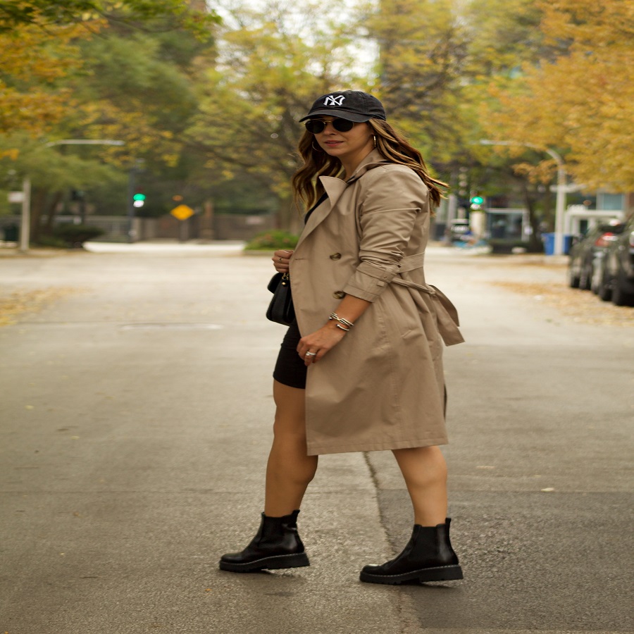 Fall trench coat