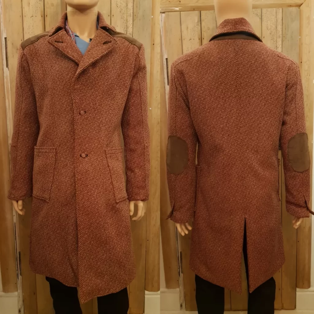 tweed trench coat