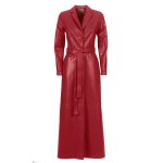 Red leather trench coat: From Catwalk to Street Style