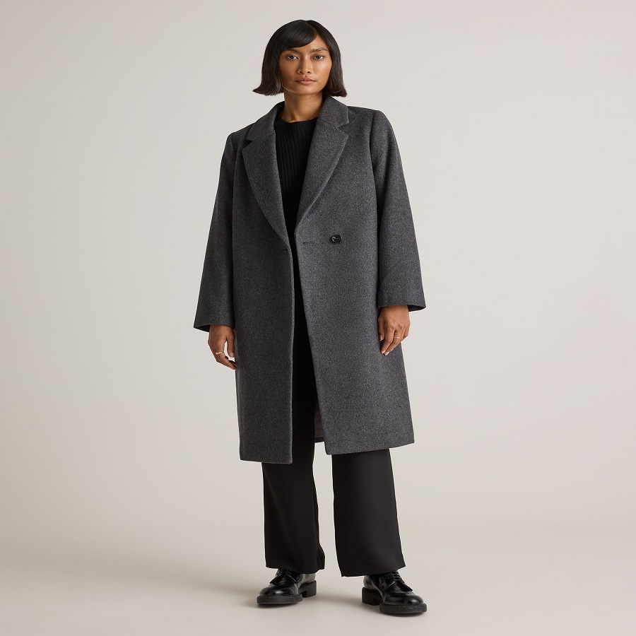 women’s wool trench coat