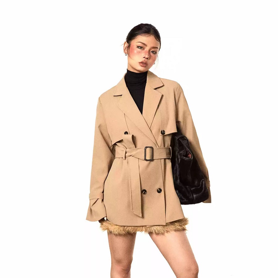 mid length trench coat