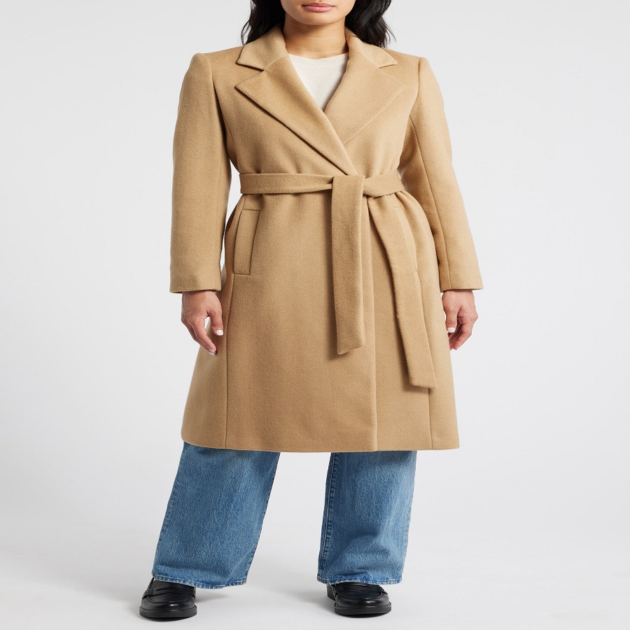 women’s wool trench coat