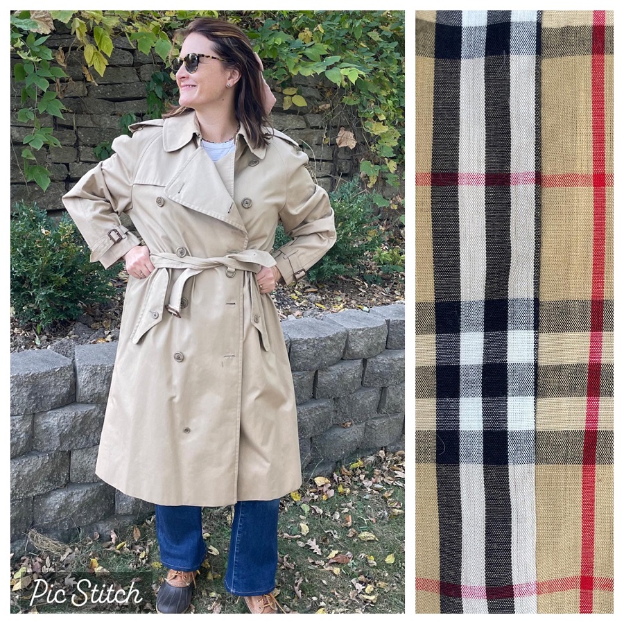 Burberry vintage trench coat