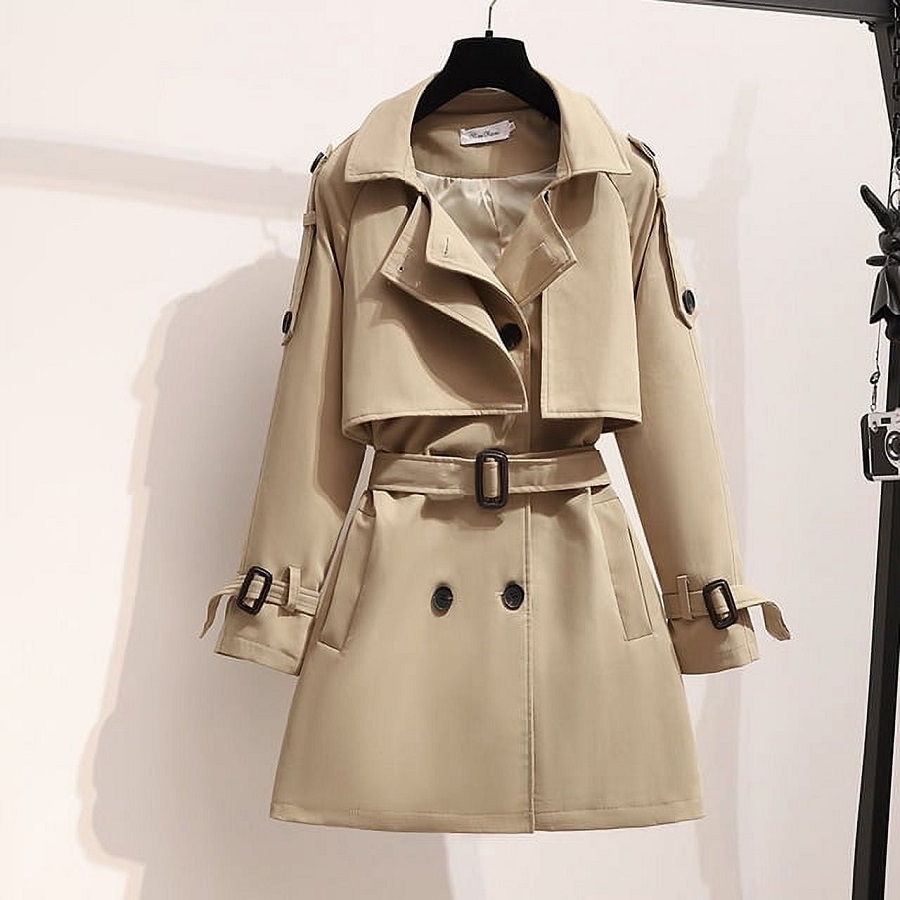 cropped trench coat womens