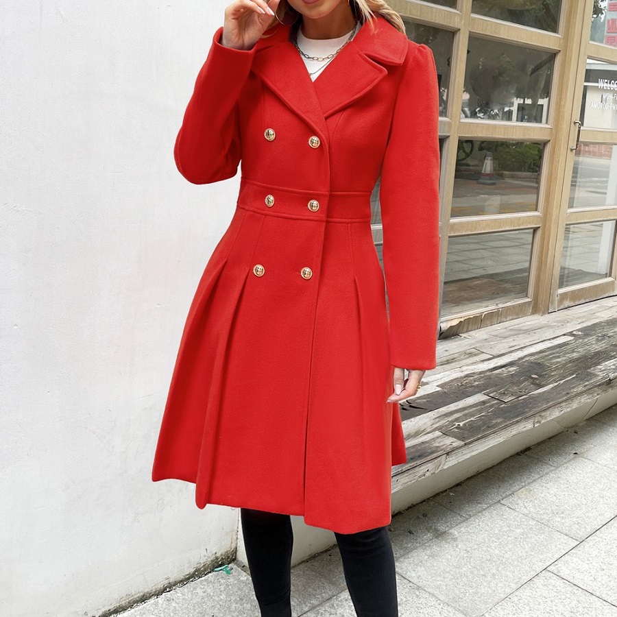 women's wool trench coat