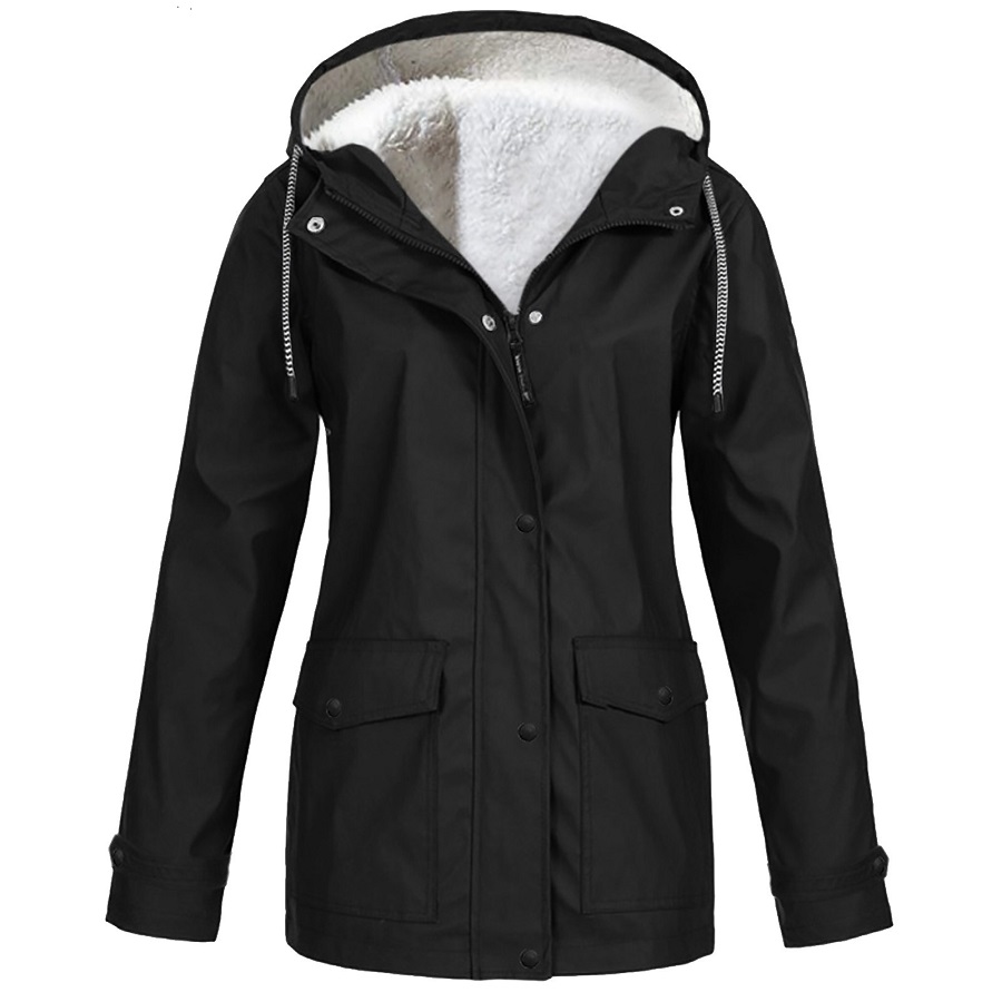 A women’s chic hooded waterproof jacket is an investment in style and practicality.