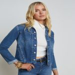 Denim Jacket with Fur