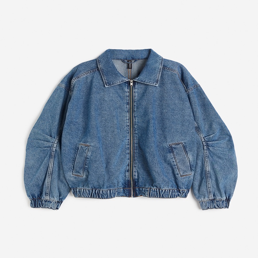 Denim Bomber Jacket