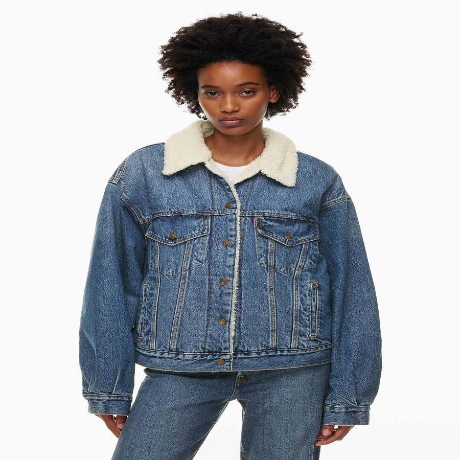 Sherpa Lined Denim Jacket