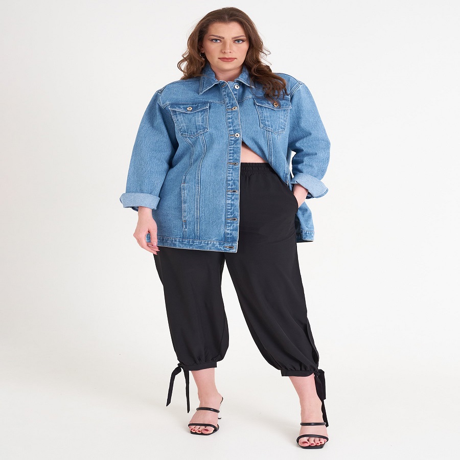 Plus Size Denim Jacket