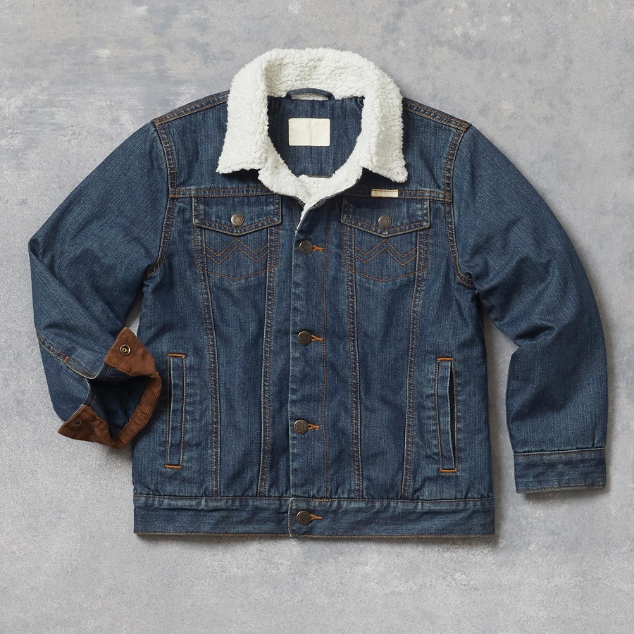 Sherpa Lined Denim Jacket