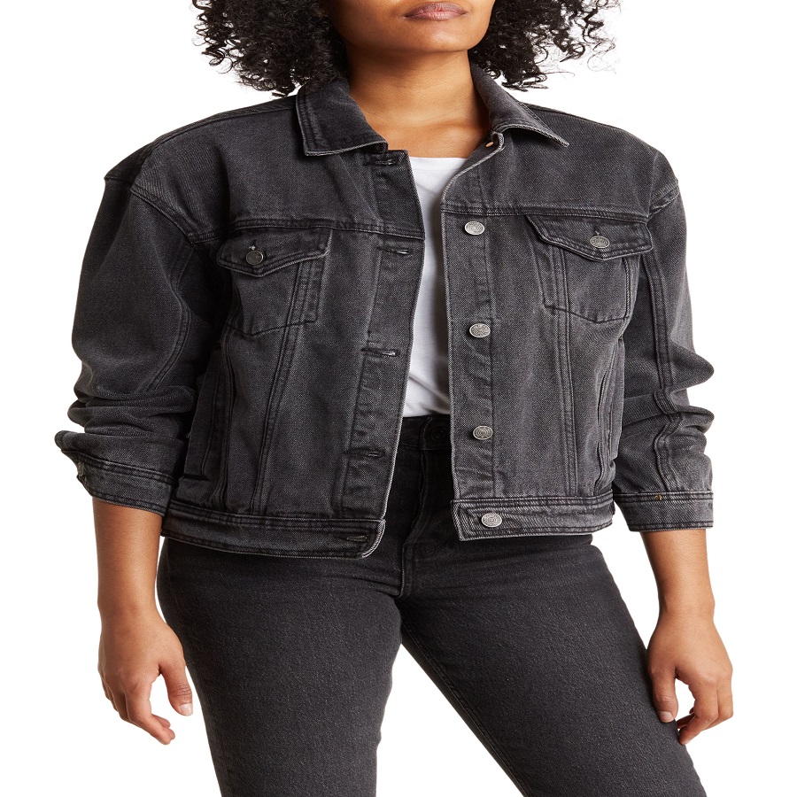 Black Denim Jacket Womens