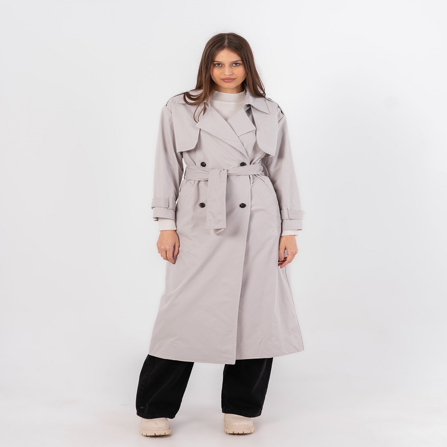 Gabardine Trench Coat