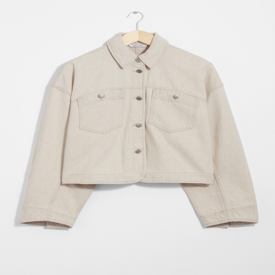 Beige Denim Jacket