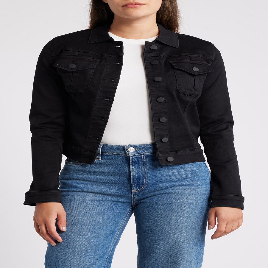 Oversized Black Denim Jackets