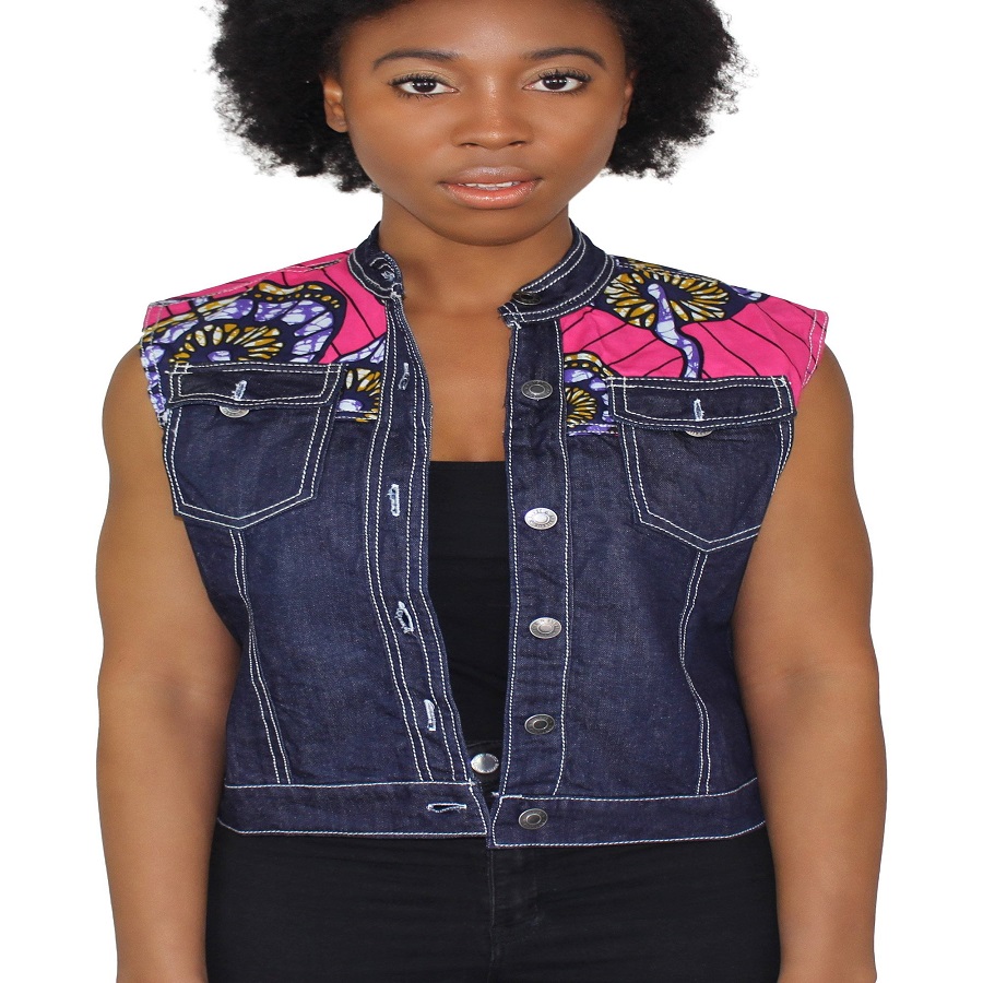 Sleeveless Denim Jacket