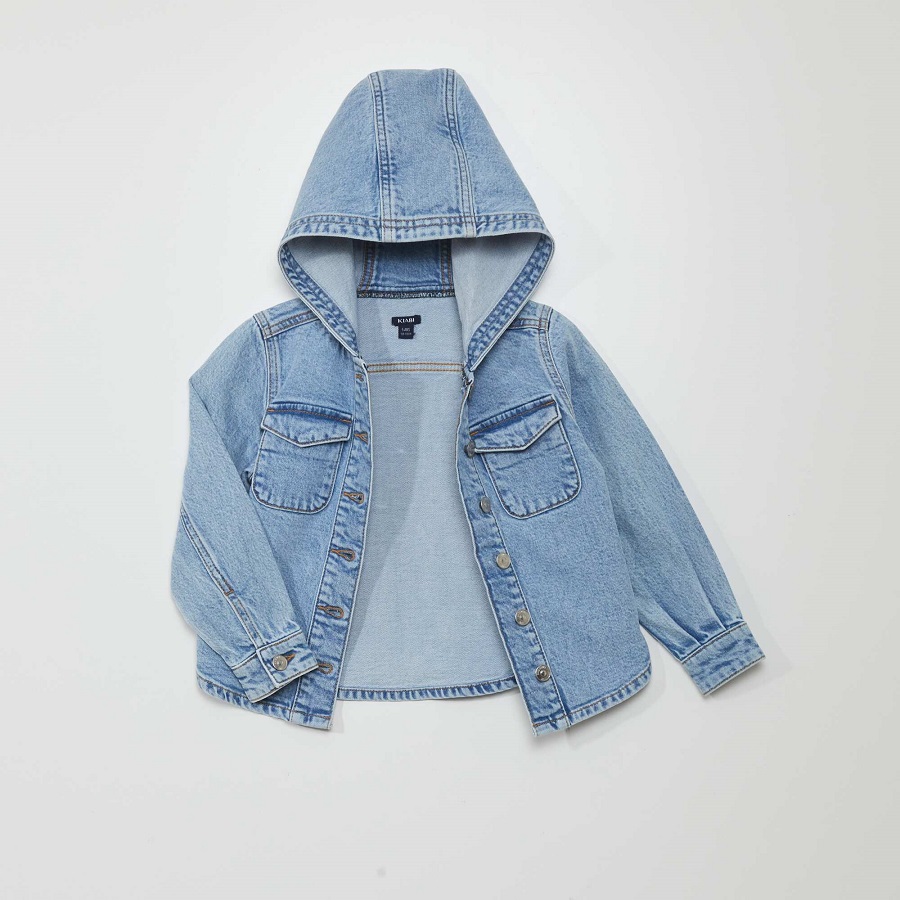 Denim Hooded Jacket