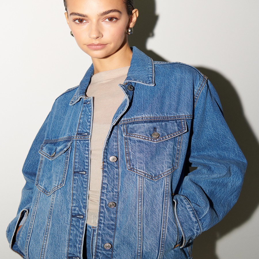 Oversized Denim Jacket Women