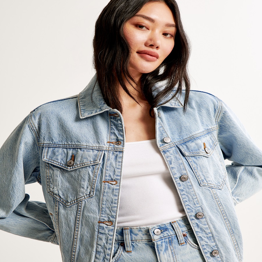 Oversized Denim Jacket Women