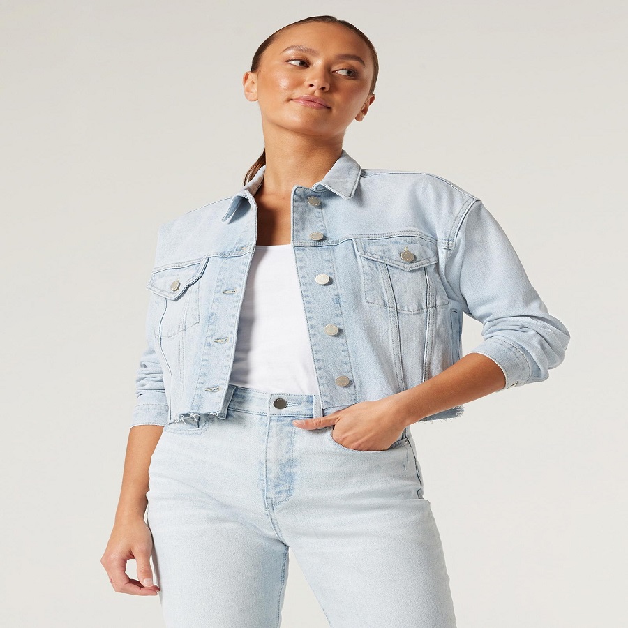 The Best Denim Crop Jacket