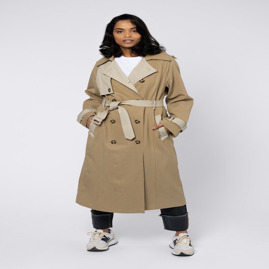 Camel Trench Coat Womens